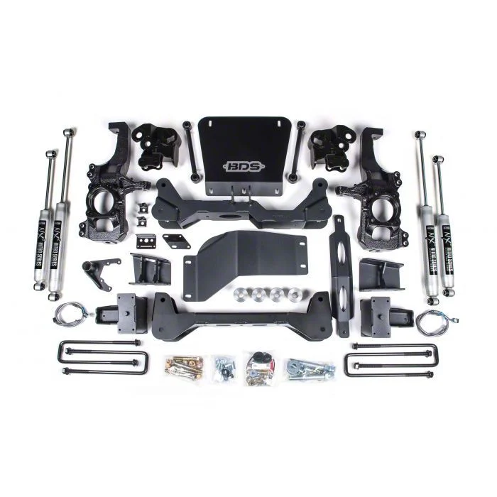 BDS 5-Inch High Clearance Suspension Lift Kit with FOX 2.0 Performance Shocks (20-26 4WD Sierra 2500 HD w/o Factory Overload Springs)