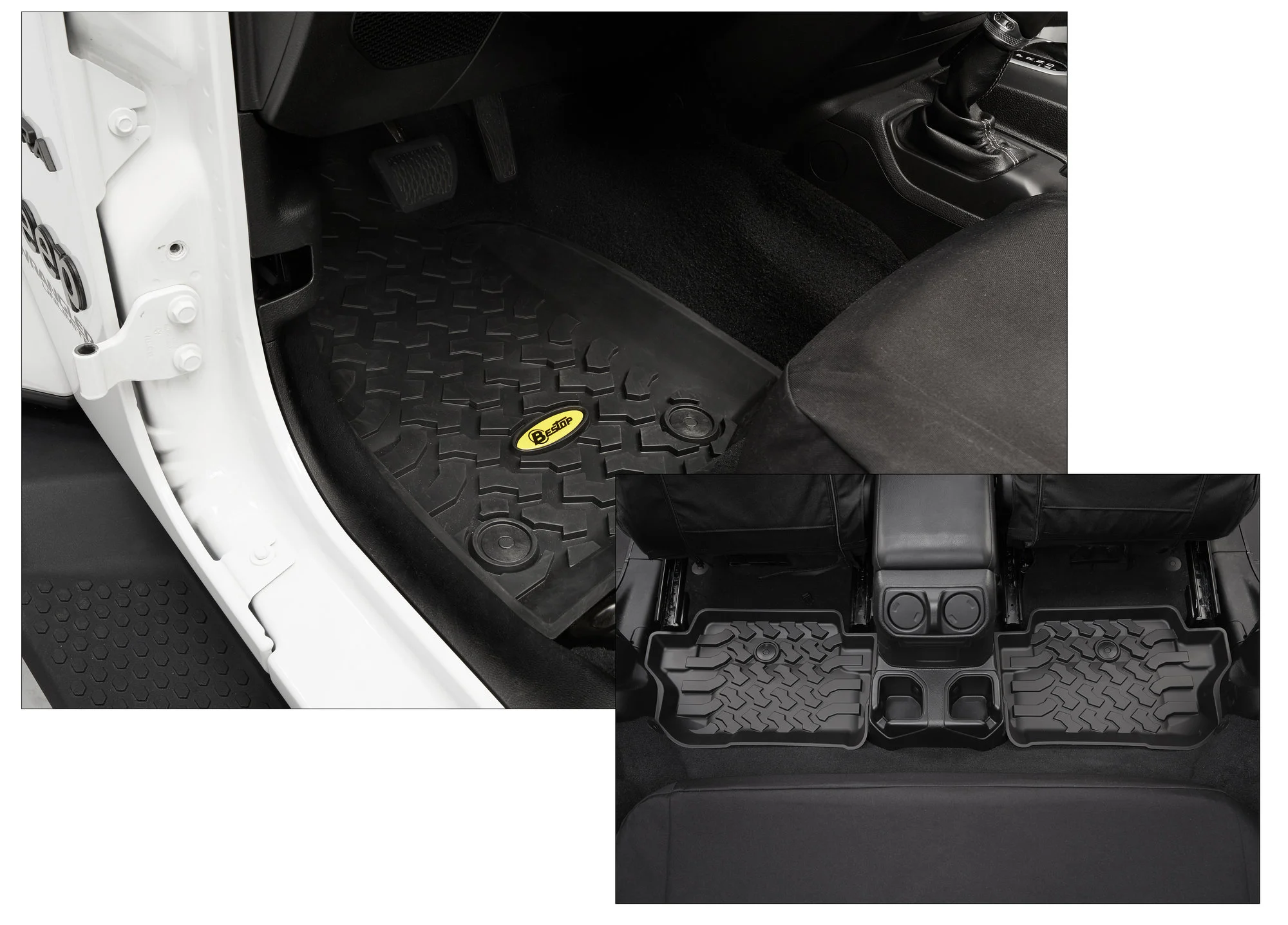 Bestop  All Weather Floor Liners for 18-25 Jeep Wrangler JL 2-Door