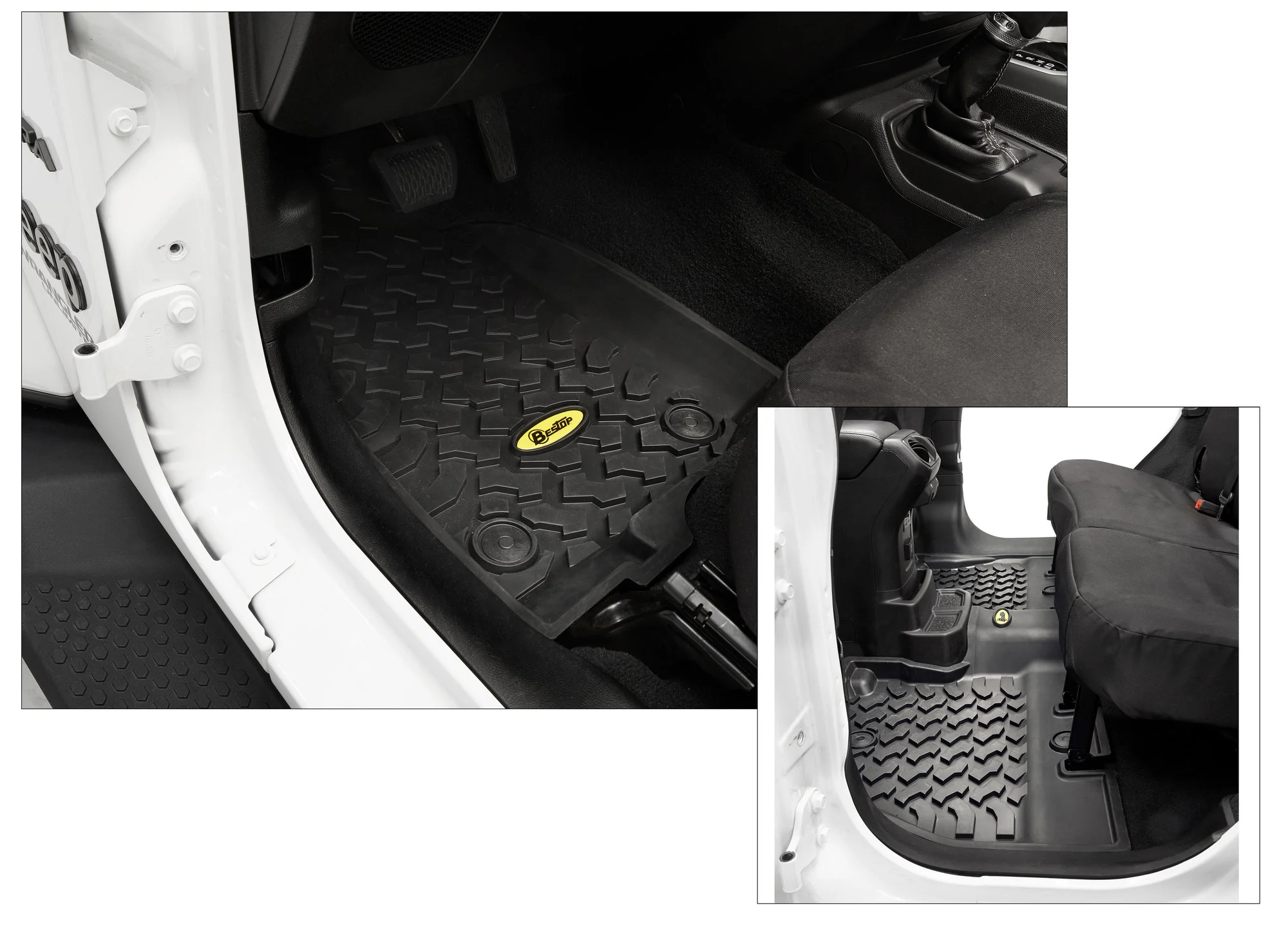 Bestop  All Weather Floor Liners for 18-24 Jeep Wrangler JL Unlimited 4-Door