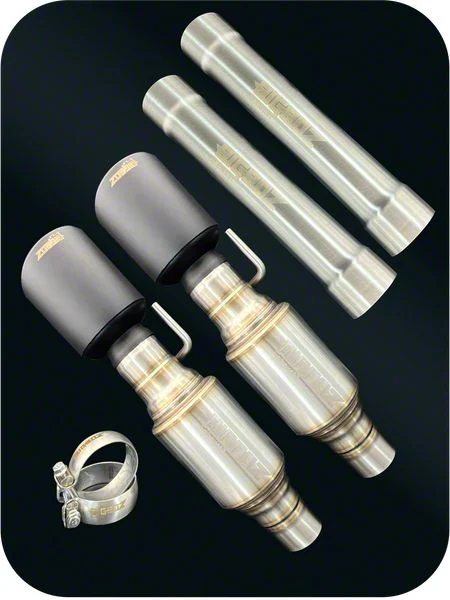 Bigboz Exhaust Mid-Muffler Delete Axle-Back Exhaust with Flat Black Tips (15-23 V8 HEMI Charger)