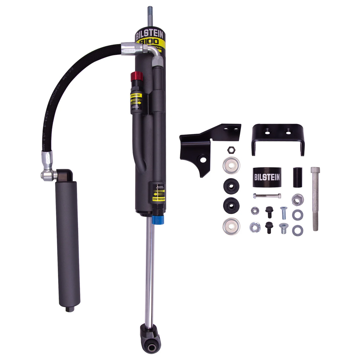 Bilstein  B8 8100 Front Shock Absorber for 07-18 Jeep Wrangler JK with 3.5-5" Lift - Passenger Side for 07-18 Jeep Wrangler JK with 3.5-5" Lift