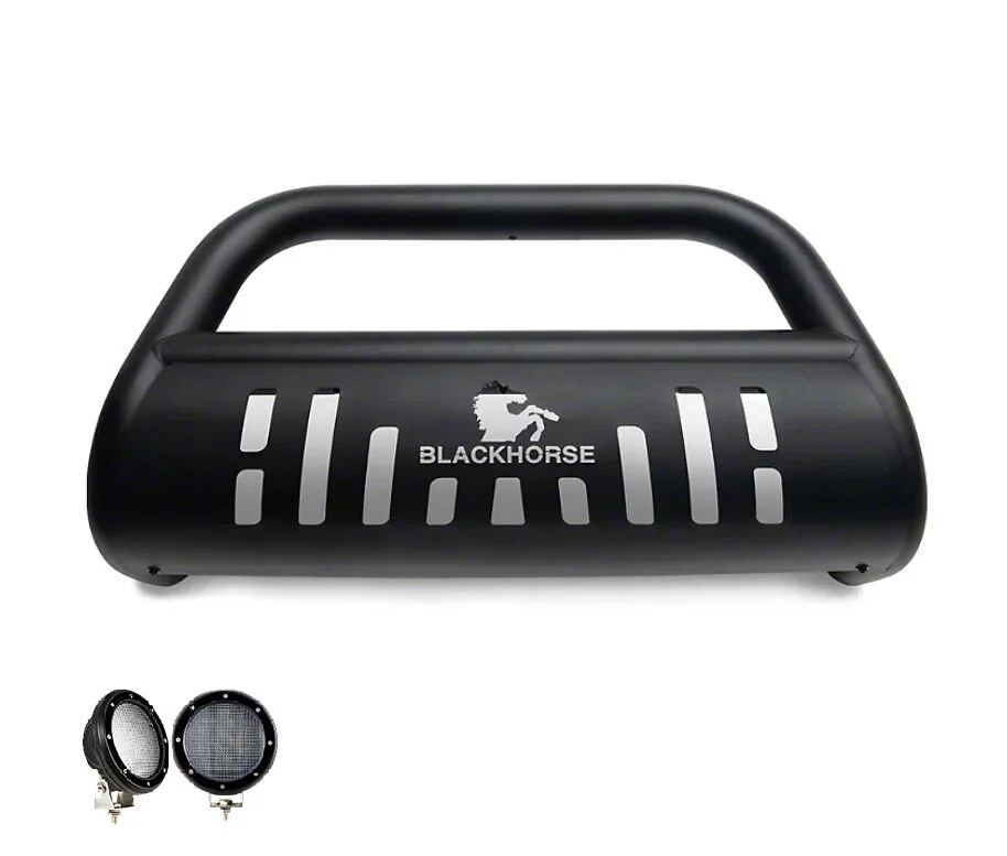 Black Horse Off Road  Bull Bar for 18-24 Jeep Wrangler JL & Gladiator JT
