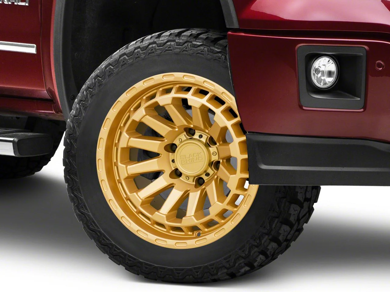 Black Rhino Raid Gold 6-Lug Wheel; 20x9.5; -18mm Offset (14-18 Sierra 1500)