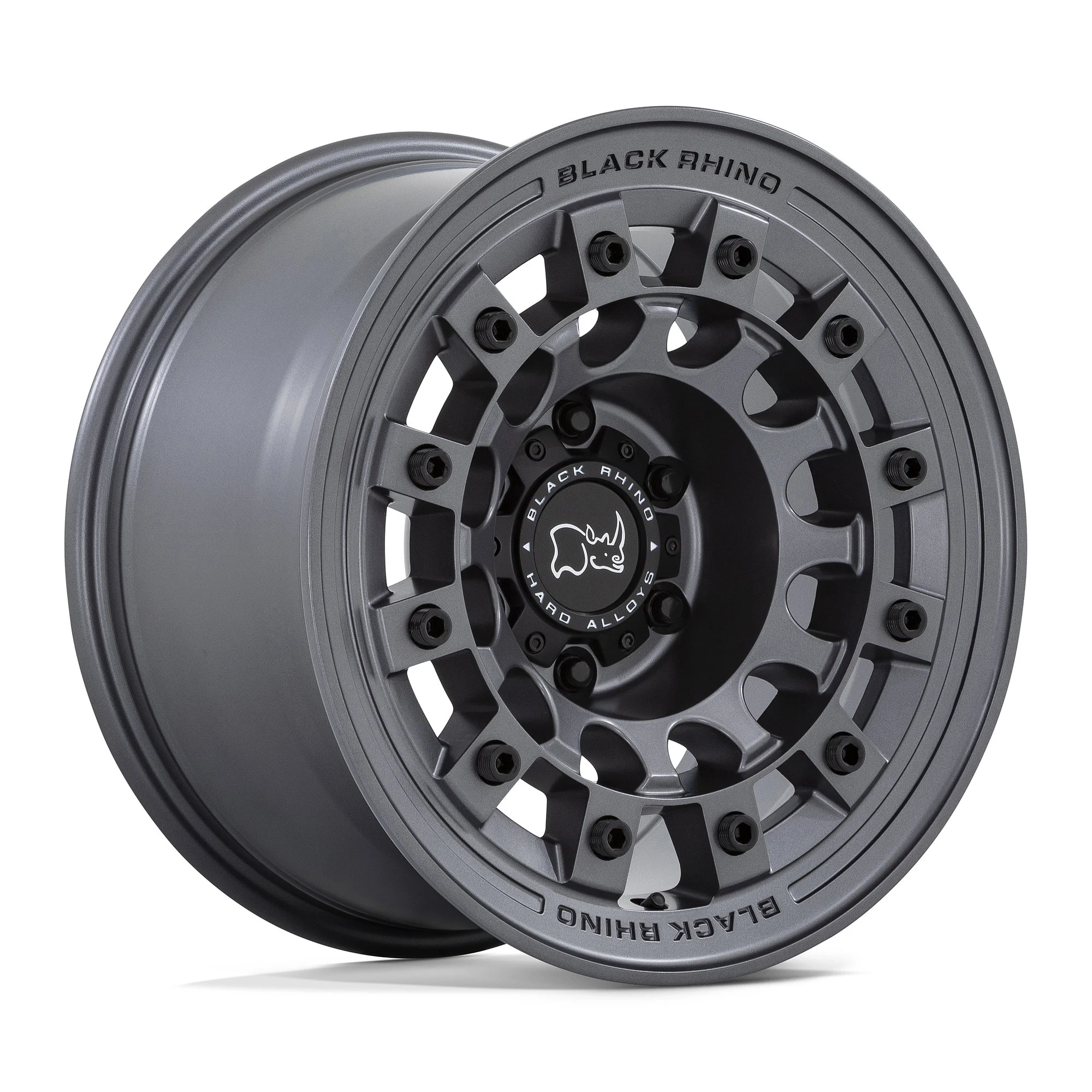 Black Rhino Hard Alloys   Fuji Wheel for 21-26 Ford Bronco in 17x8 with 5.29in Backspace Gunmetal Black for 21-26 Ford Bronco