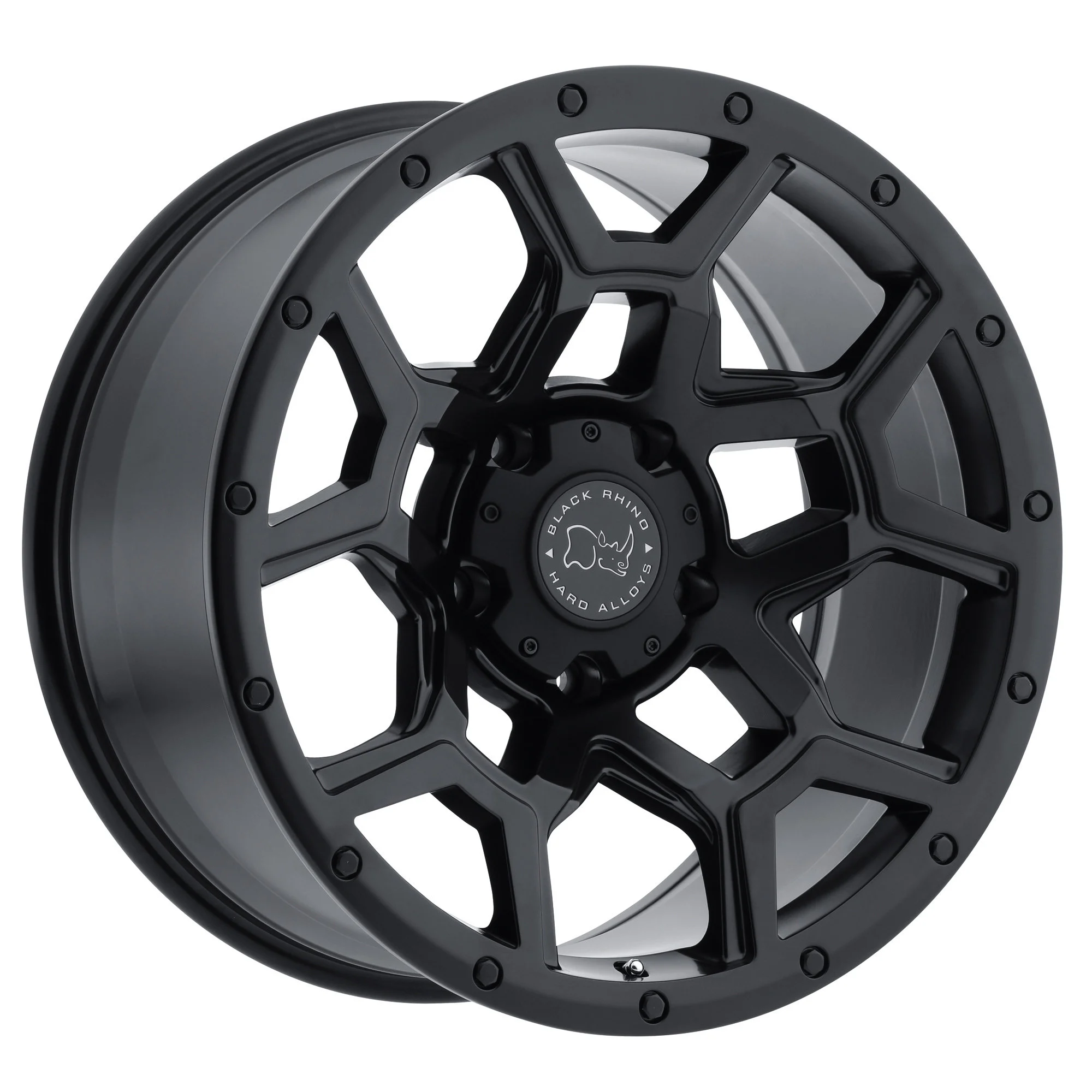 Black Rhino 1880VRL305127M71 Overland Wheel in 18x8 with 5.7in Backspace Matte Black for 07-20 Jeep Wrangler JL, JK & Gladiator JT