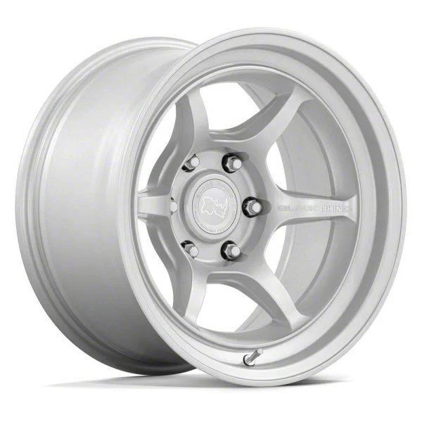 Black Rhino Shogun Hyper Silver 6-Lug Wheel; 17x9; -38mm Offset (15-20 Tahoe)