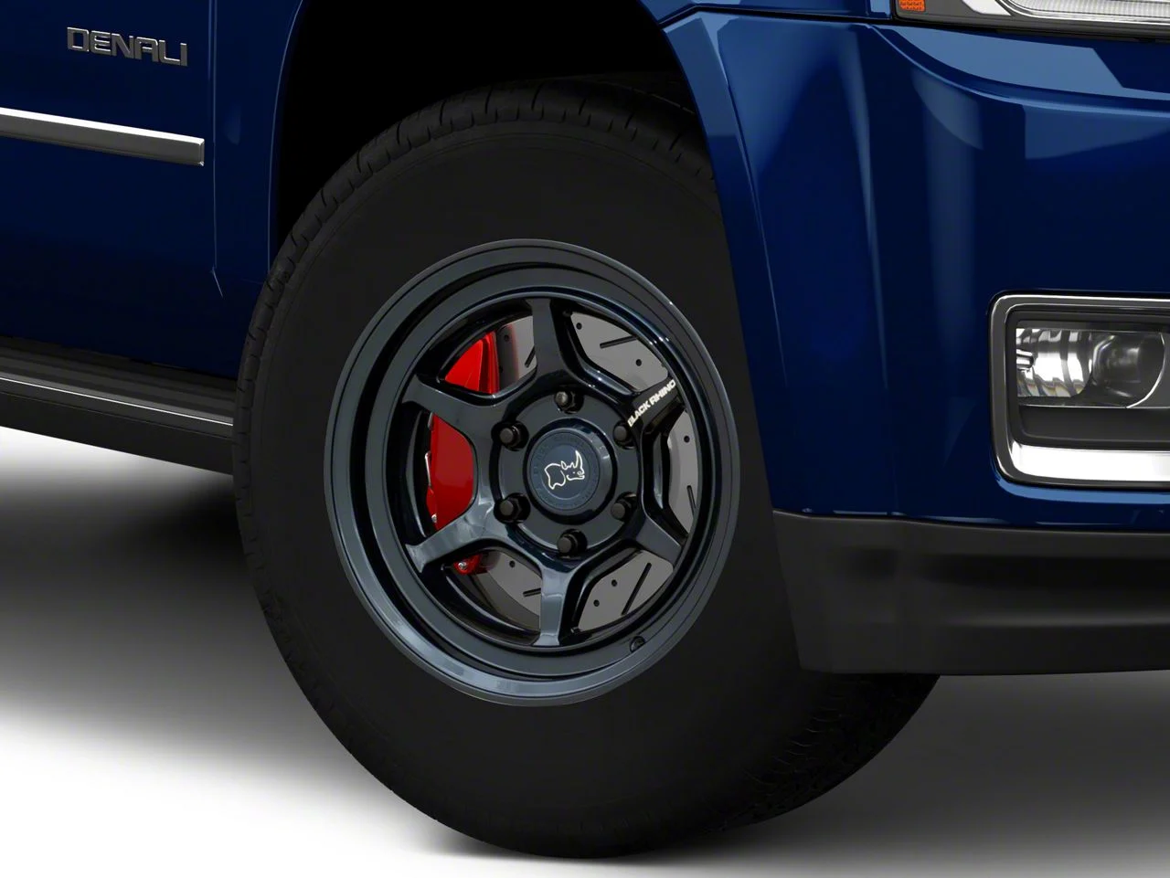 Black Rhino Shogun Gloss Midnight Blue 6-Lug Wheel; 17x9; -38mm Offset (15-20 Yukon)