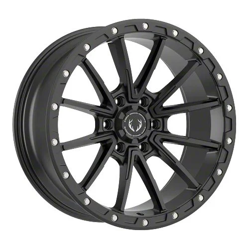 Blackhorn Offroad BH04 Matte Black 6-Lug Wheel; 20x9; 12mm Offset (07-14 Tahoe)
