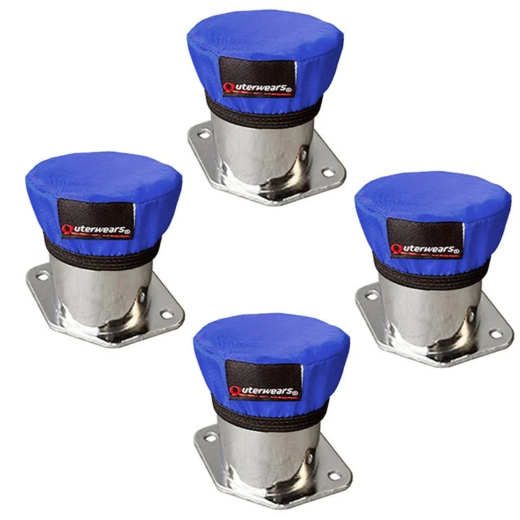 Blue Outerwear Prefilter Only. Round 2-5/8" Bell Velocity Stack, Set 4