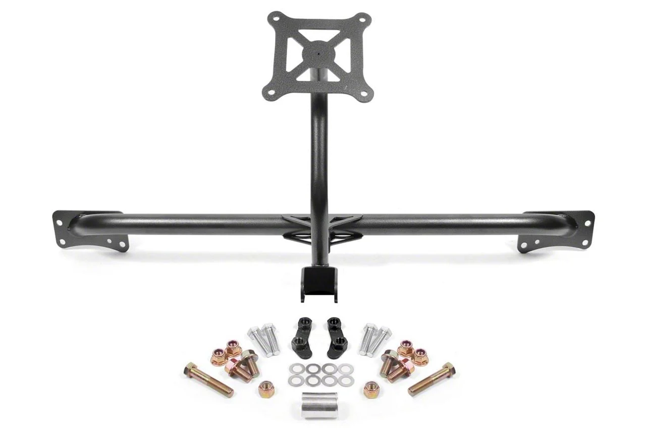 BMR Bolt-On Parachute Mount; Black Hammertone (15-26 Mustang)