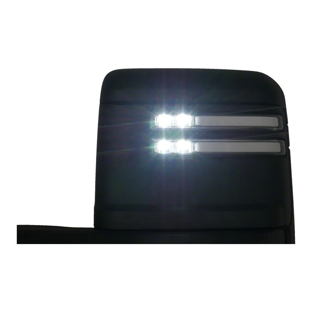 Boost Auto Parts Signal and Running Light Towing Mirror Marker Light; Clear (19-26 Silverado 1500)