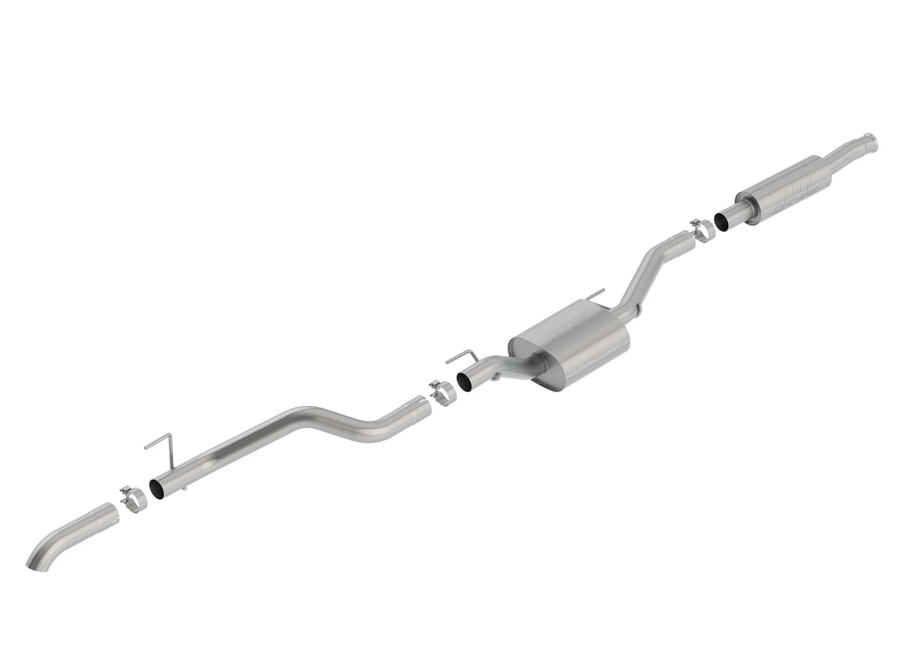 Borla  S-Type T-304 Stainless Steel Catback Exhaust System for 2020 Jeep Gladiator JT