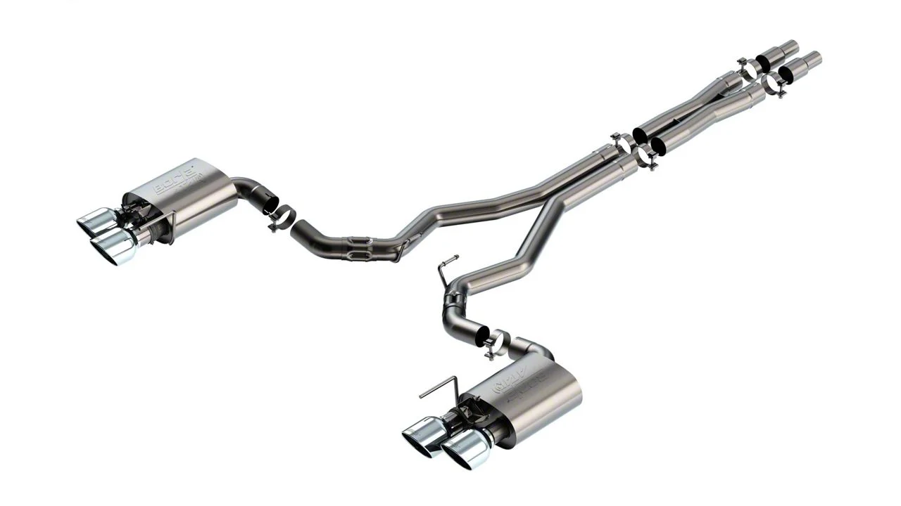 Borla ATAK Cat-Back Exhaust with Chrome Tips (24-26 Mustang Dark Horse)