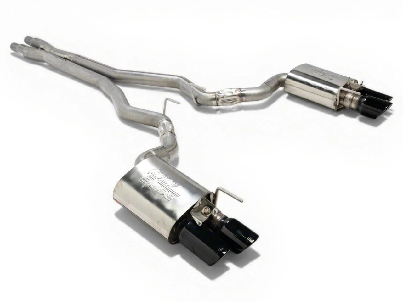 Borla ATAK Cat-Back Exhaust with Black Chrome Tips (24-26 Mustang GT Fastback w/ Active Exhaust)