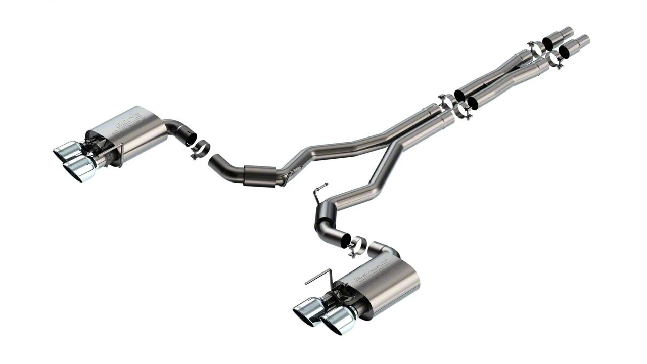 Borla S-Type Cat-Back Exhaust with Chrome Tips (24-26 Mustang Dark Horse)