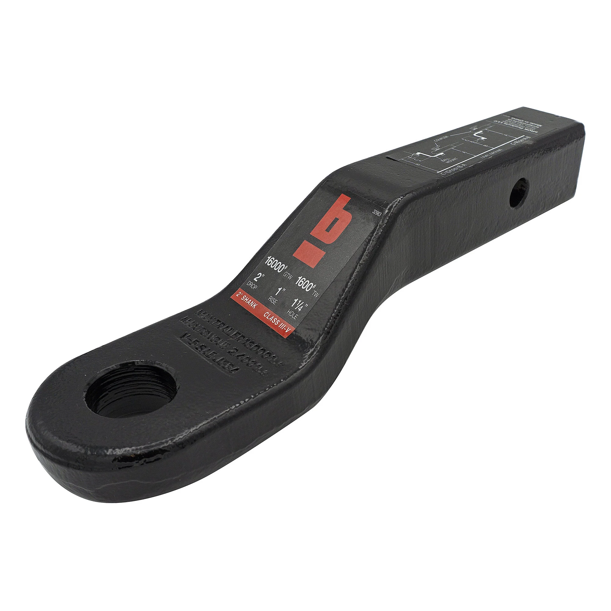Brok  2" Shank Ball Mount