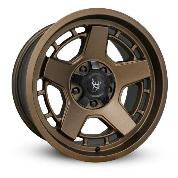 Buck Commander Atlas All Satin Bronze 6-Lug Wheel; 17x9; -35mm Offset (15-20 Tahoe)