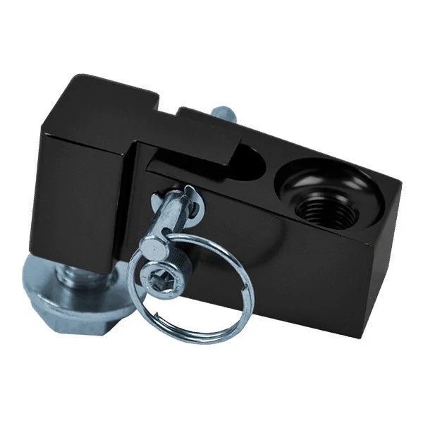 Buggy/UTV/Sandrail Whip Antenna Fold Down Mount - Black Anodized