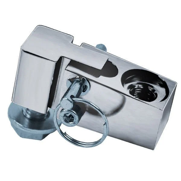 Buggy/UTV/Sandrail Whip Antenna Fold Down Mount - Chrome