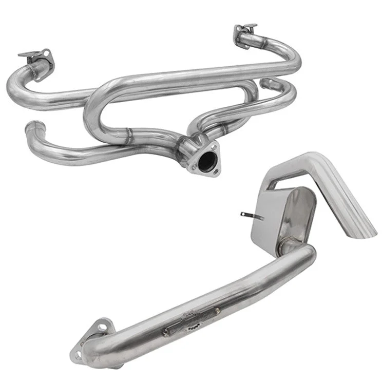 BUGPACK Stainless Steel Hide-Out Muffler Exhaust System 1600cc Type 1 Vw Bug