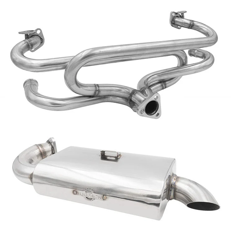 BUGPACK Stainless Steel Mondo Muffler Exhaust System 1600cc Type 1 Vw Bug