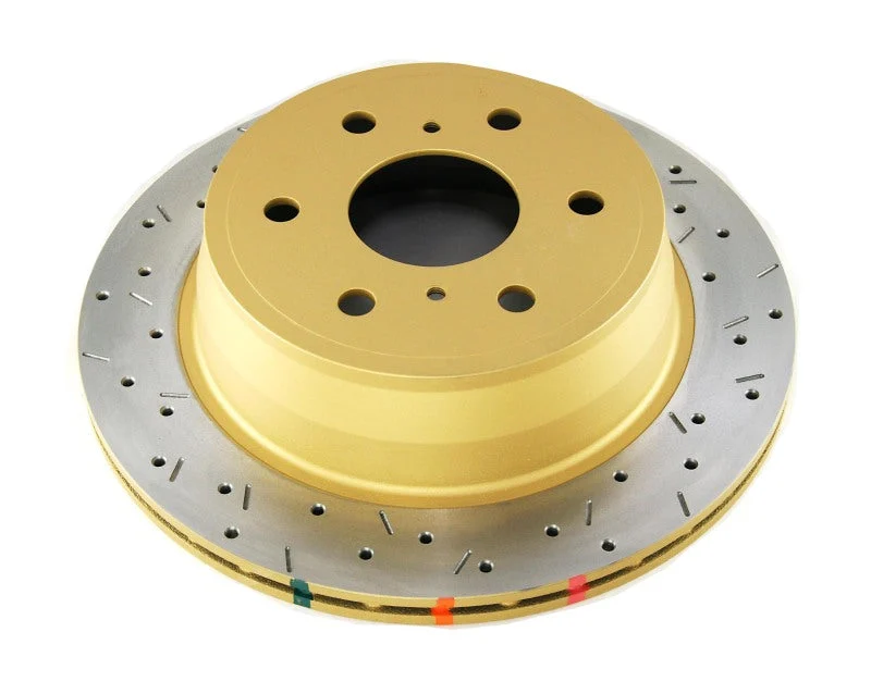 DBA 06-08 Chevrolet Silverado/GMC Sierra 4000 Series Drilled and Slotted Rear Rotor