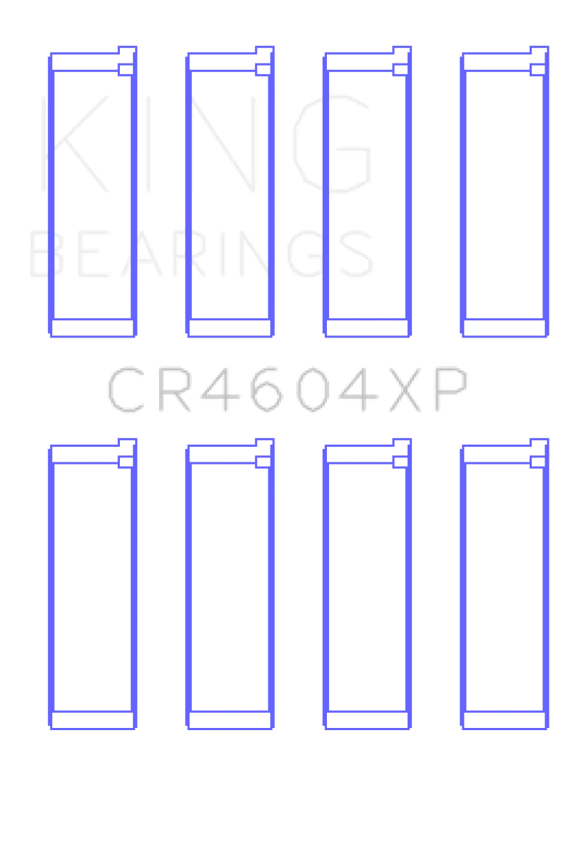 King 07-09 Mazdaspeed 3 L3-VDT MZR DISI (t) Duratec High Performance Rod Bearing Set - Size (STDX)