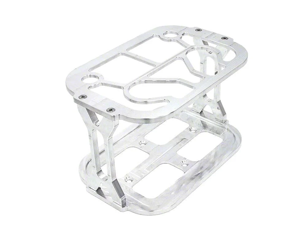 Billet Optima Battery Mount; Machined Finish (Universal; Some Adaptation May Be Required)