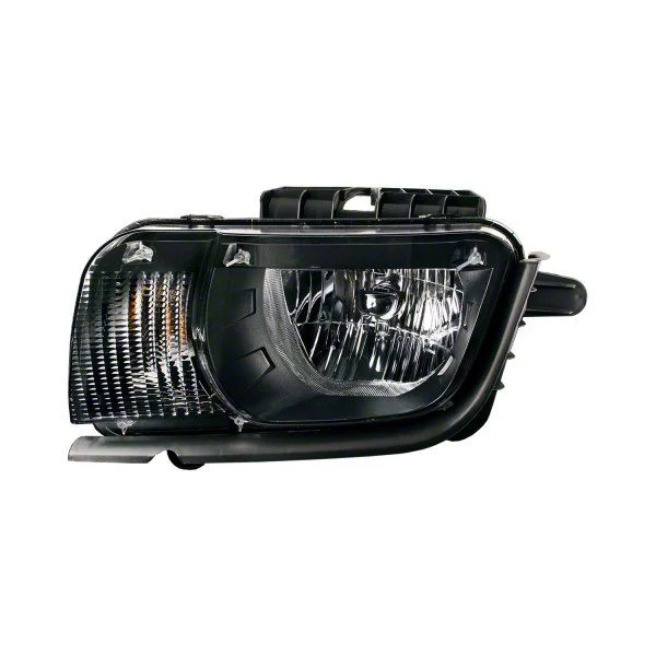 Headlights Depot Halogen Headlight; Driver Side (10-13 Camaro)