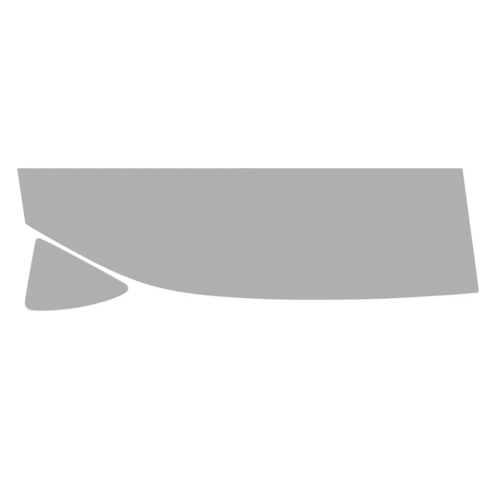 Window Tint Pre-Cut Kit; Front Driver Side Roll-Ups and Rear Quarters; 25% Medium (14-15 Camaro Coupe)