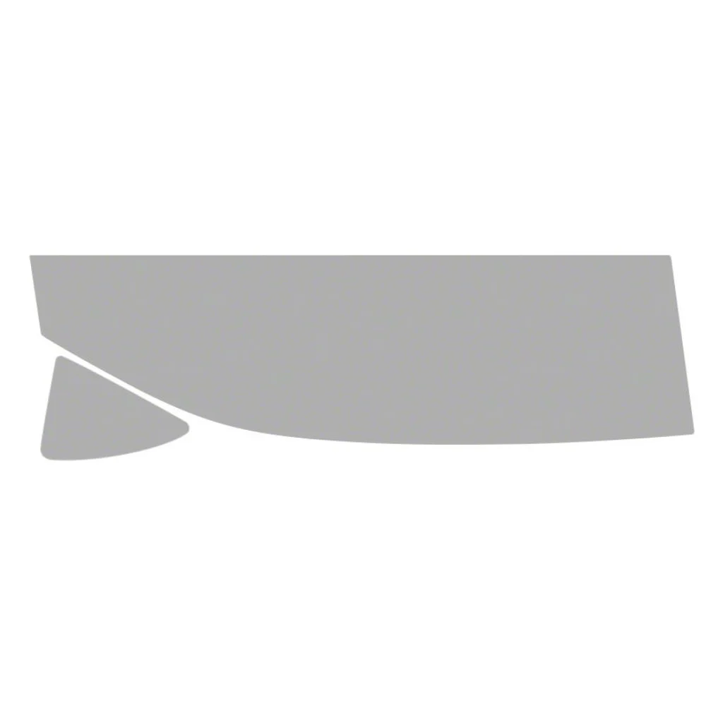 Window Tint Pre-Cut Kit; Front Driver Side Roll-Ups and Rear Quarters; 25% Medium (10-13 Camaro Coupe)