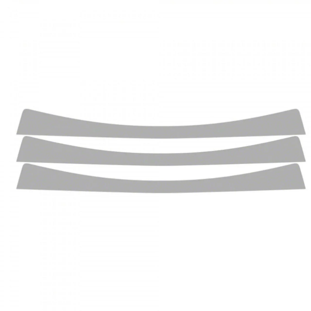 Window Tint Pre-Cut Kit; Windshield Eyebrow; 25% Medium (16-24 Camaro Coupe)