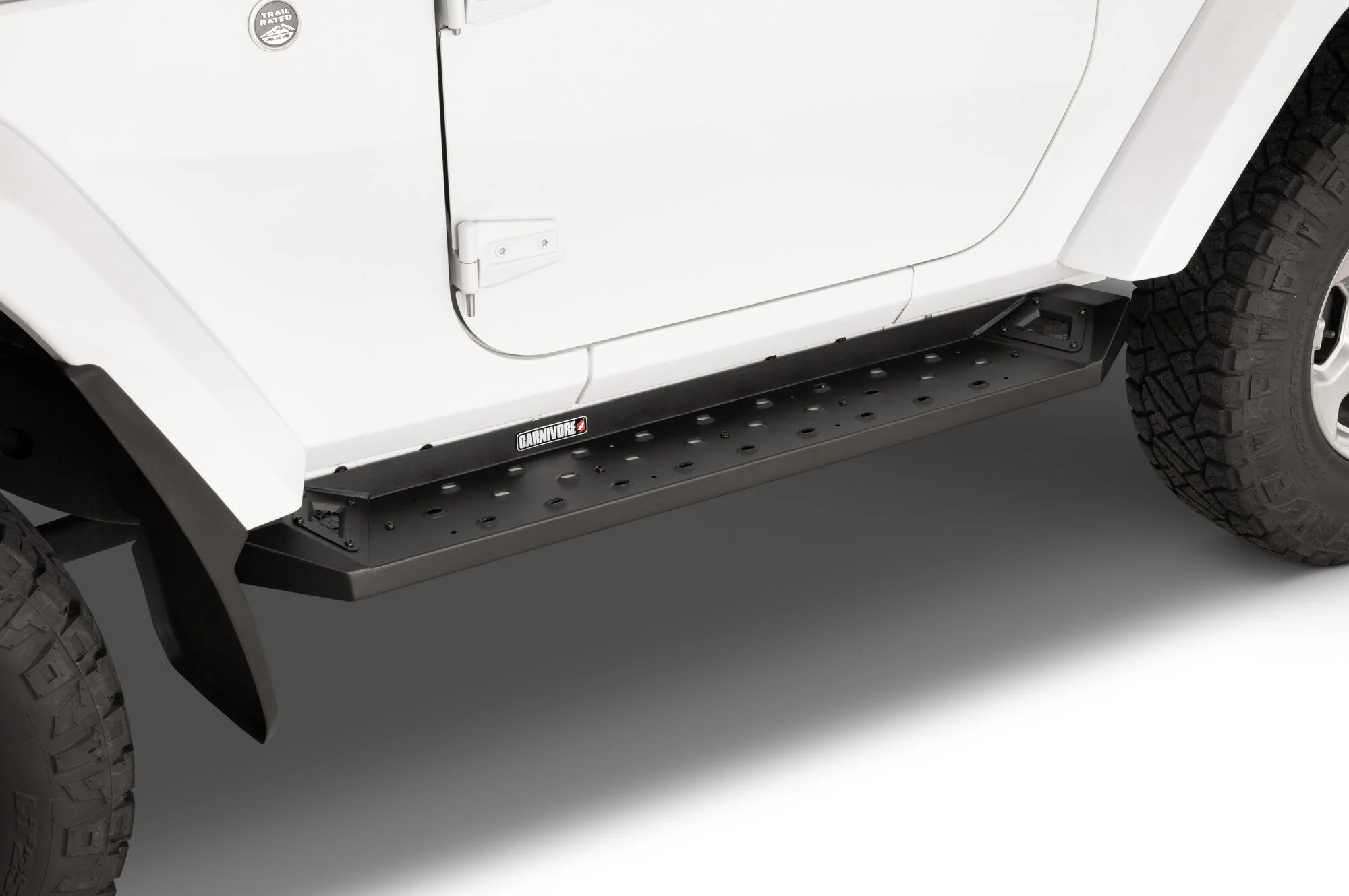 Carnivore  Side Steps for 07-18 Jeep Wrangler JK for 07-18 Jeep Wrangler JK 2-Door