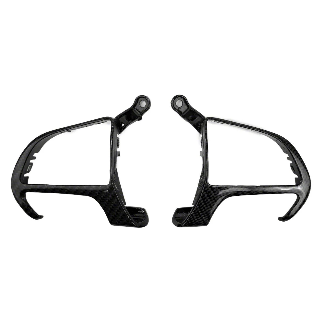 Steering Wheel Center Trim; Forged Carbon Fiber (15-23 Challenger)
