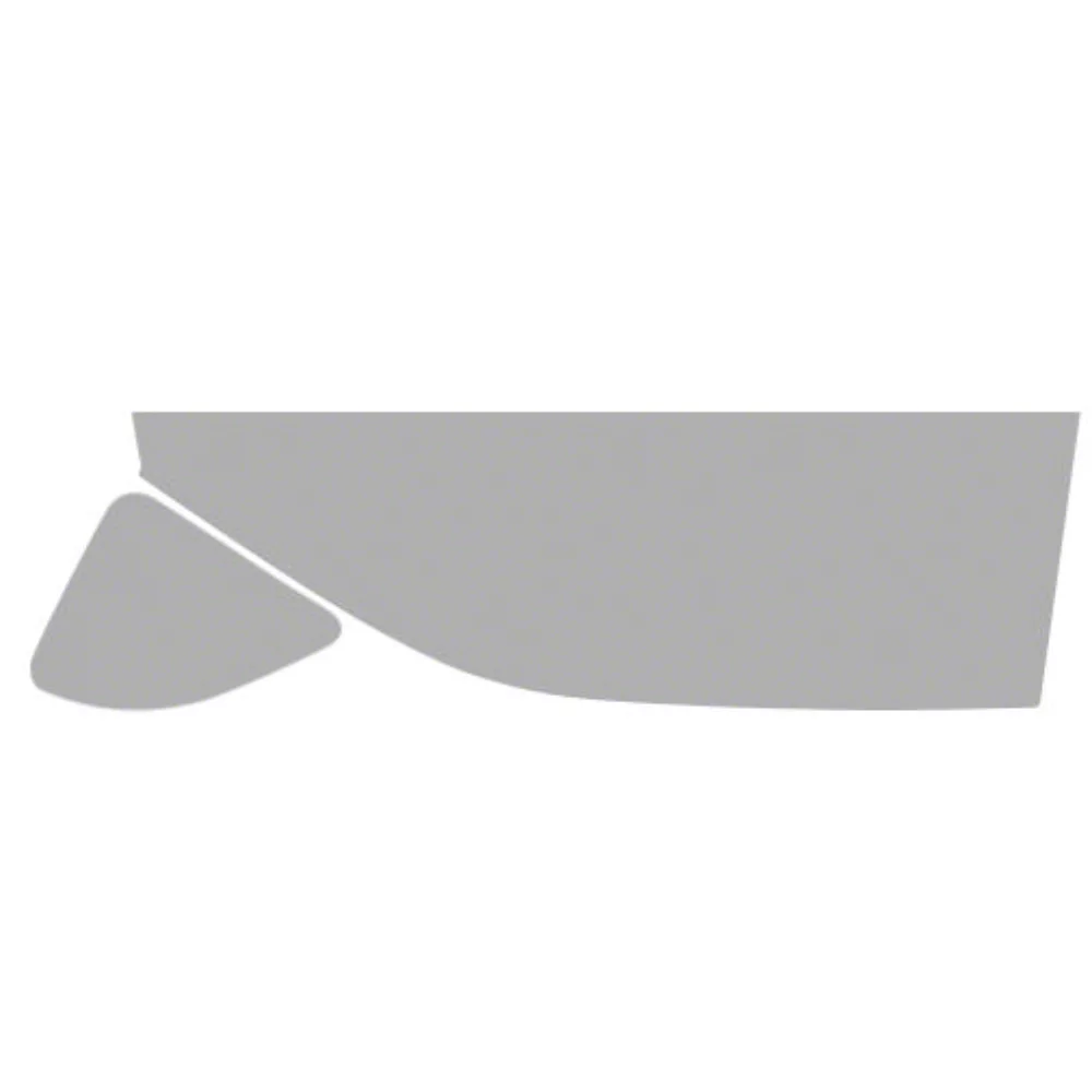 Window Tint Pre-Cut Kit; Front Driver Side Roll-Up and Rear Quarter; 5% Dark (15-23 Challenger)