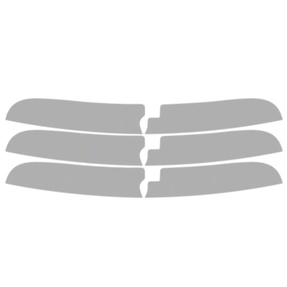 Window Tint Pre-Cut Kit; Windshield Eyebrow; 5% Dark (15-23 Challenger)