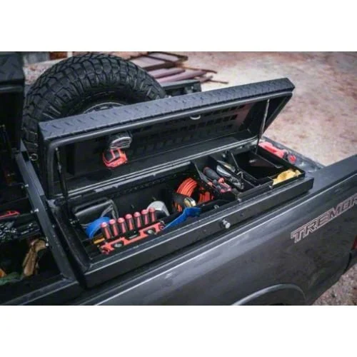 APEX Side Mount Trunk Tool Box; Black (Universal; Some Adaptation May Be Required)