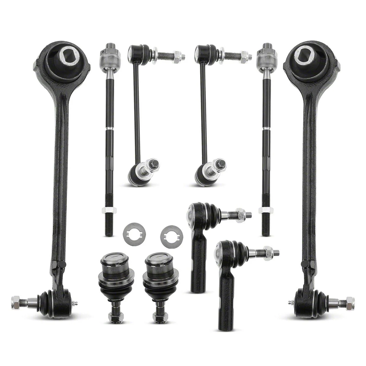 Front Lower Control Arm, Ball Joint, Sway Bar Link and Tie Rod End Kit (06-10 RWD Charger)