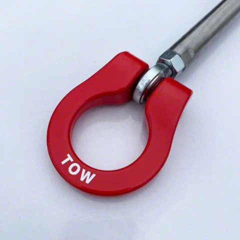 Premium Stealth Tow Hook with Black D-Ring; Rear (15-23 Charger)