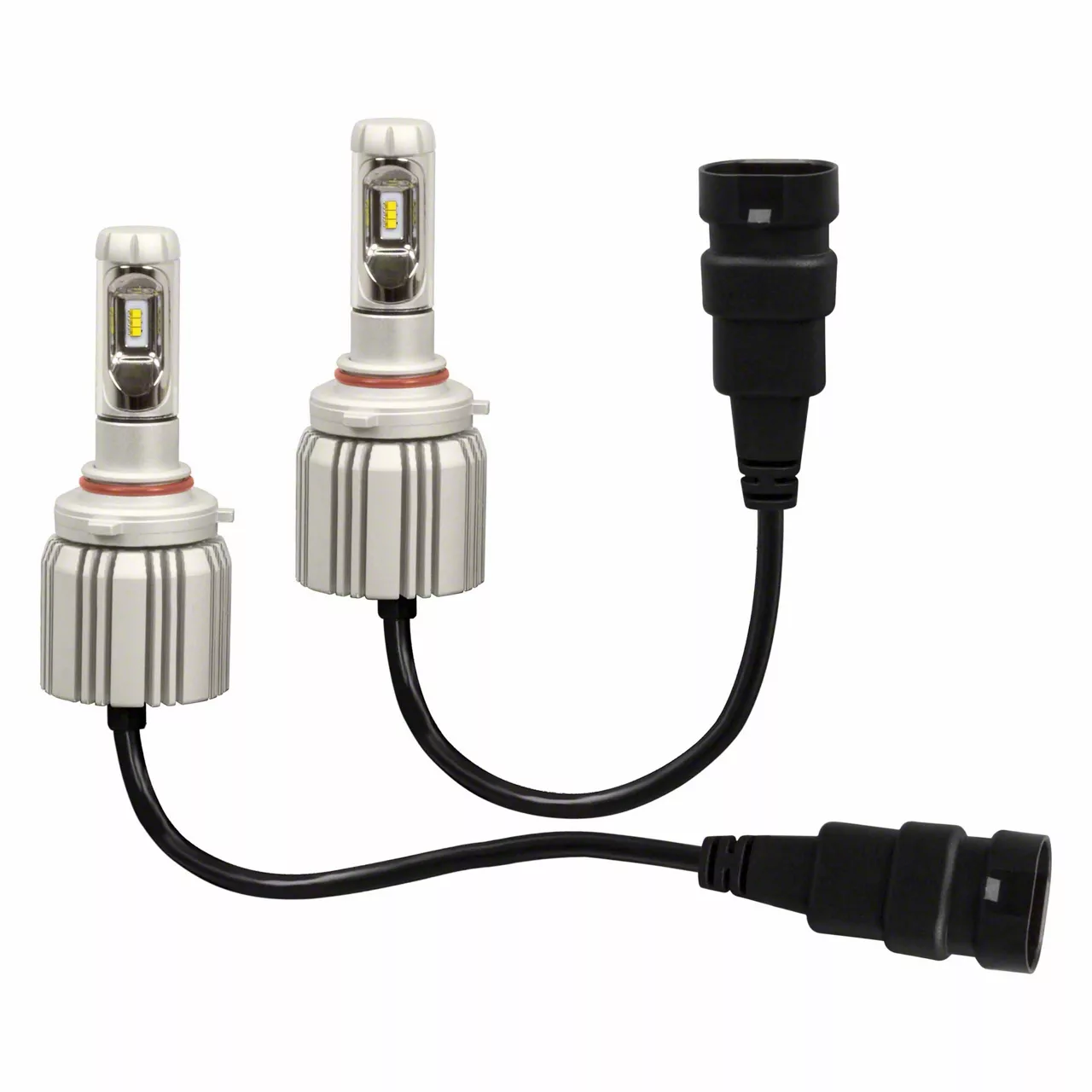 Single Beam LED Headlight Bulbs; High Beam; 9005 (06-14 Charger)