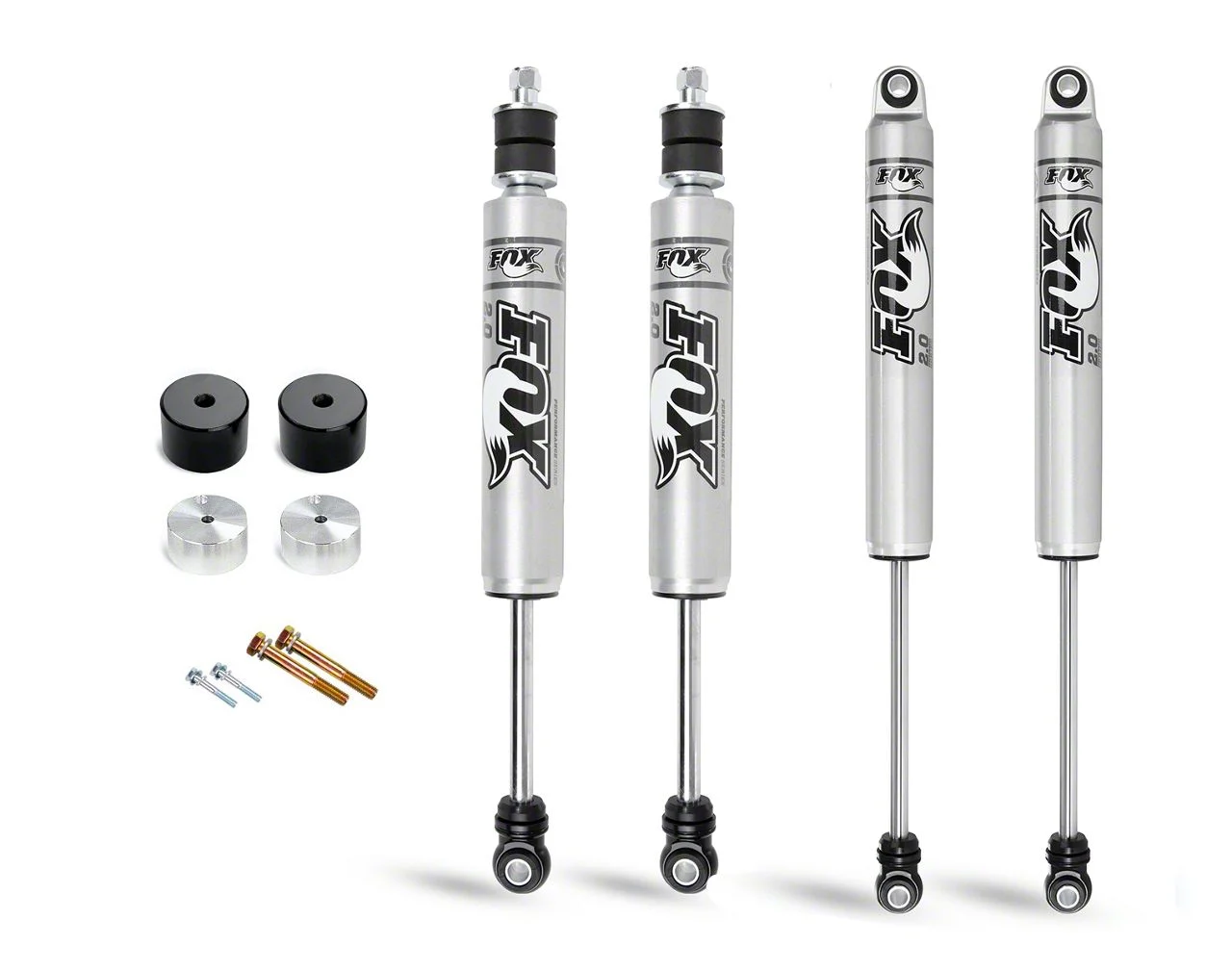 Cognito Motorsports 2-Inch Economy Front Leveling Kit Kit with FOX PS 2.0 IFP Shocks (11-16 4WD F-250 Super Duty)