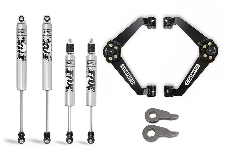 Cognito Motorsports 3-Inch Performance Leveling Kit with FOX PS IFP Shocks (07-10 Sierra 2500 HD)