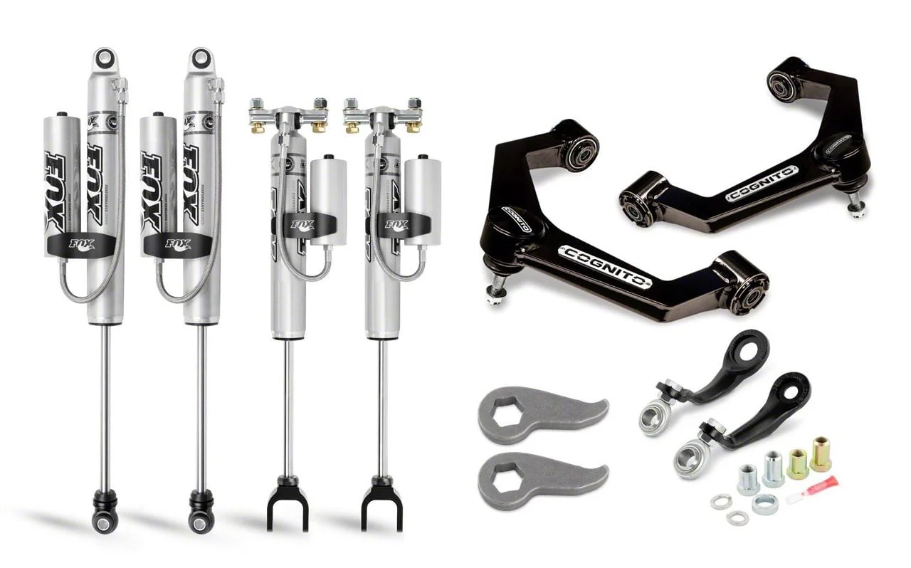 Cognito Motorsports 3-Inch Premier Leveling Lift Kit with FOX PSRR 2.0 Shocks (20-26 Sierra 2500 HD)