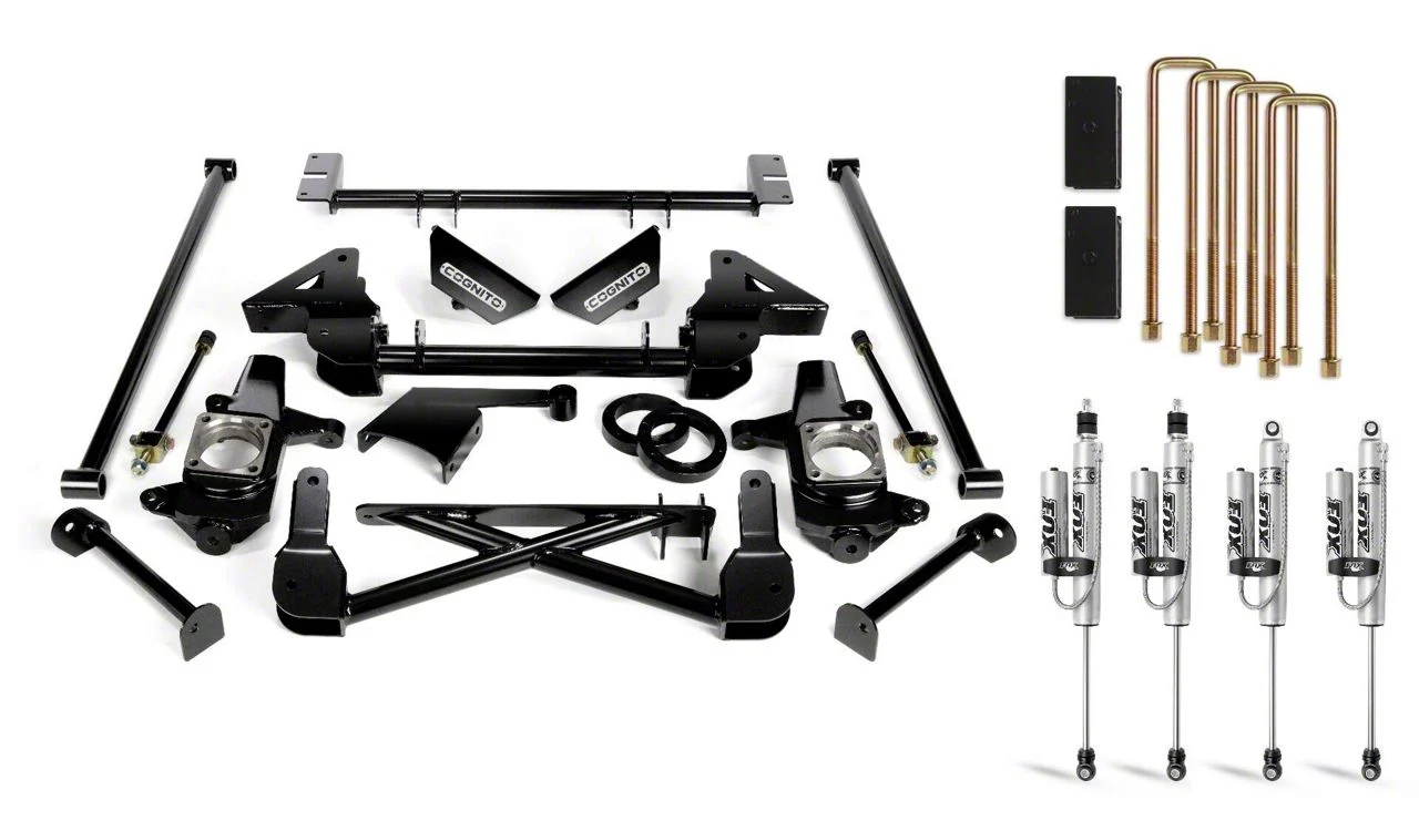Cognito Motorsports 7-Inch Standard Suspension Lift Kit with FOX PSRR 2.0 Shocks (07-10 Sierra 2500 HD w/o StabiliTrak)