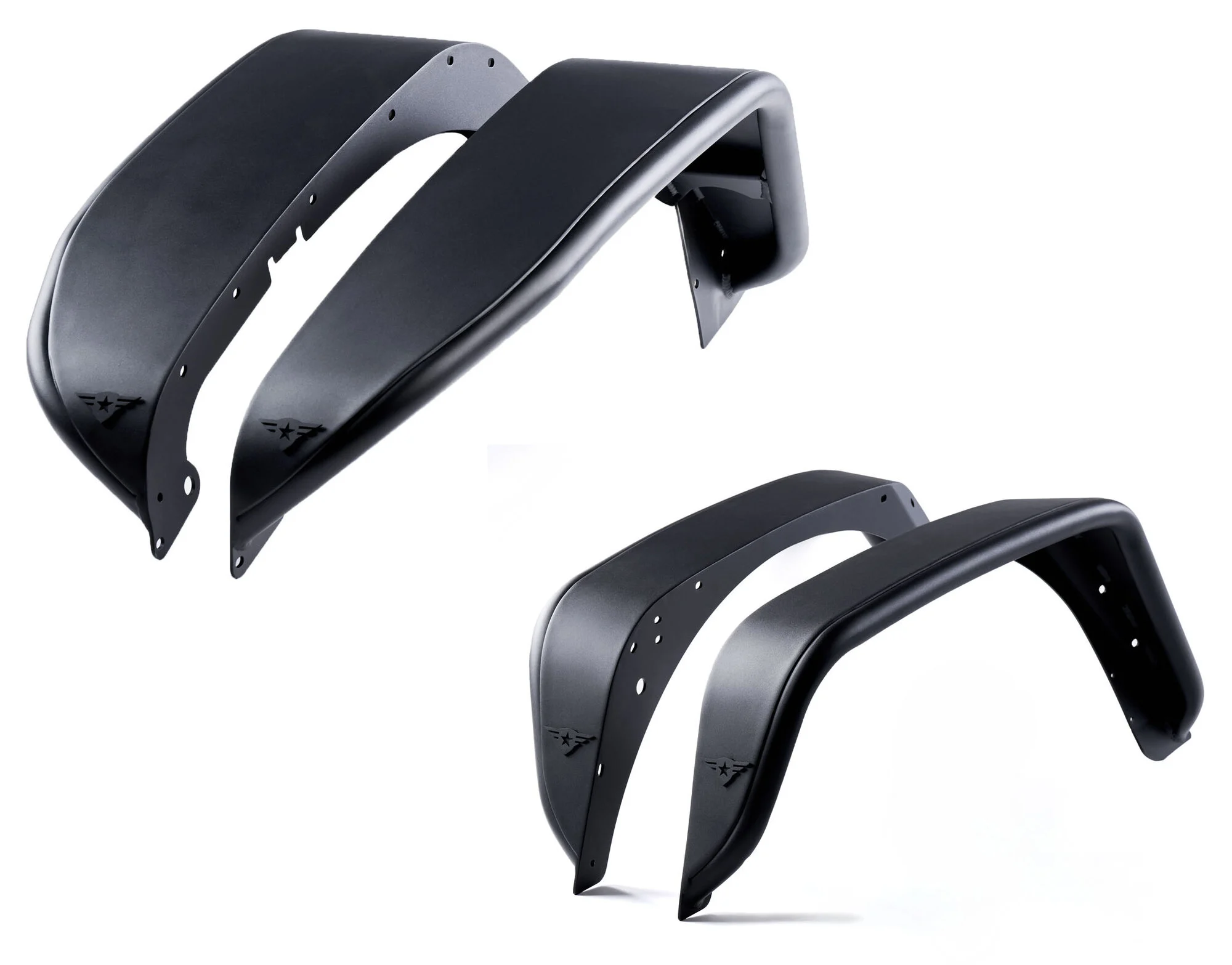 Combat Off Road  Full Assault Aluminum Fender Kit for 07-18 Jeep Wrangler JK