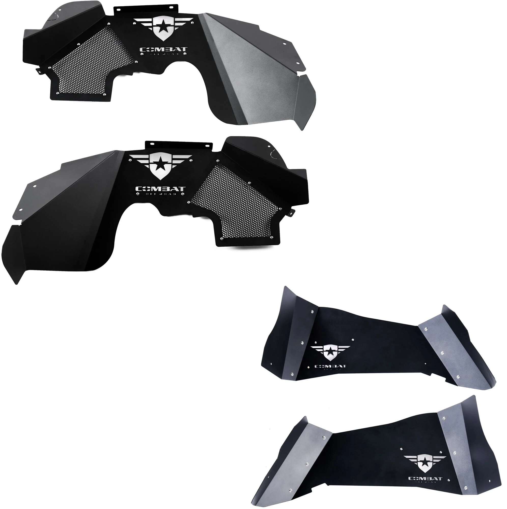 Combat Off Road  Battle Ready Aluminum Inner Fender Kit for 07-18 Jeep Wrangler JK