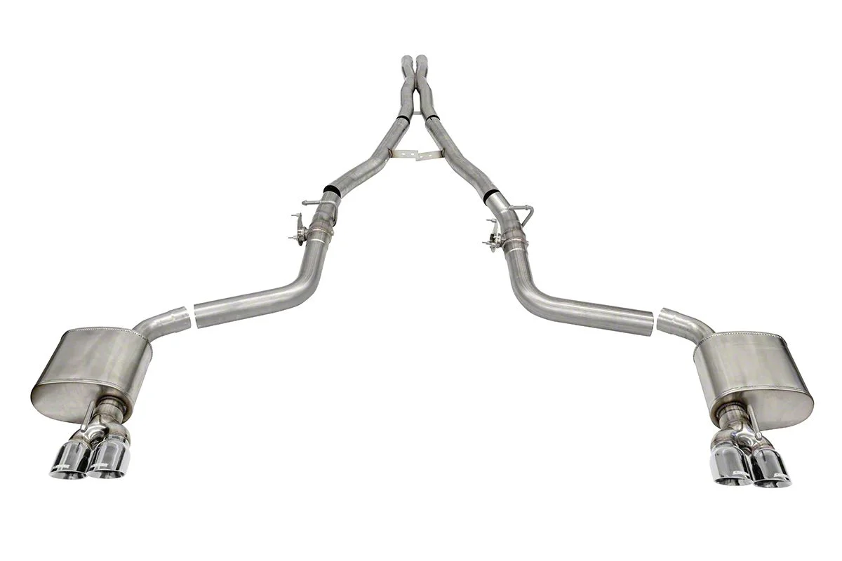 Corsa Performance Xtreme Valved Cat-Back Exhaust with Polished Tips (15-23 6.4L HEMI Challenger)