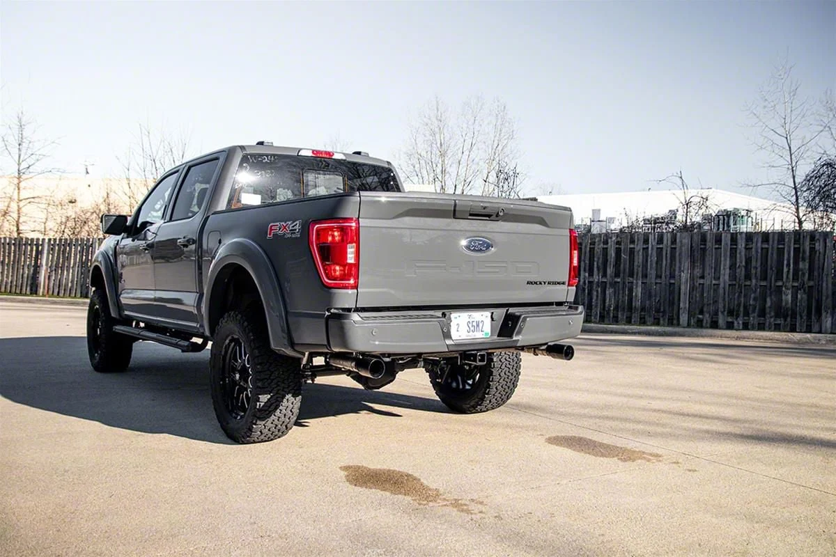Corsa Performance Xtreme Dual Exhaust System with Black Tips; Rear Exit (21-26 5.0L F-150, Excluding Tremor)