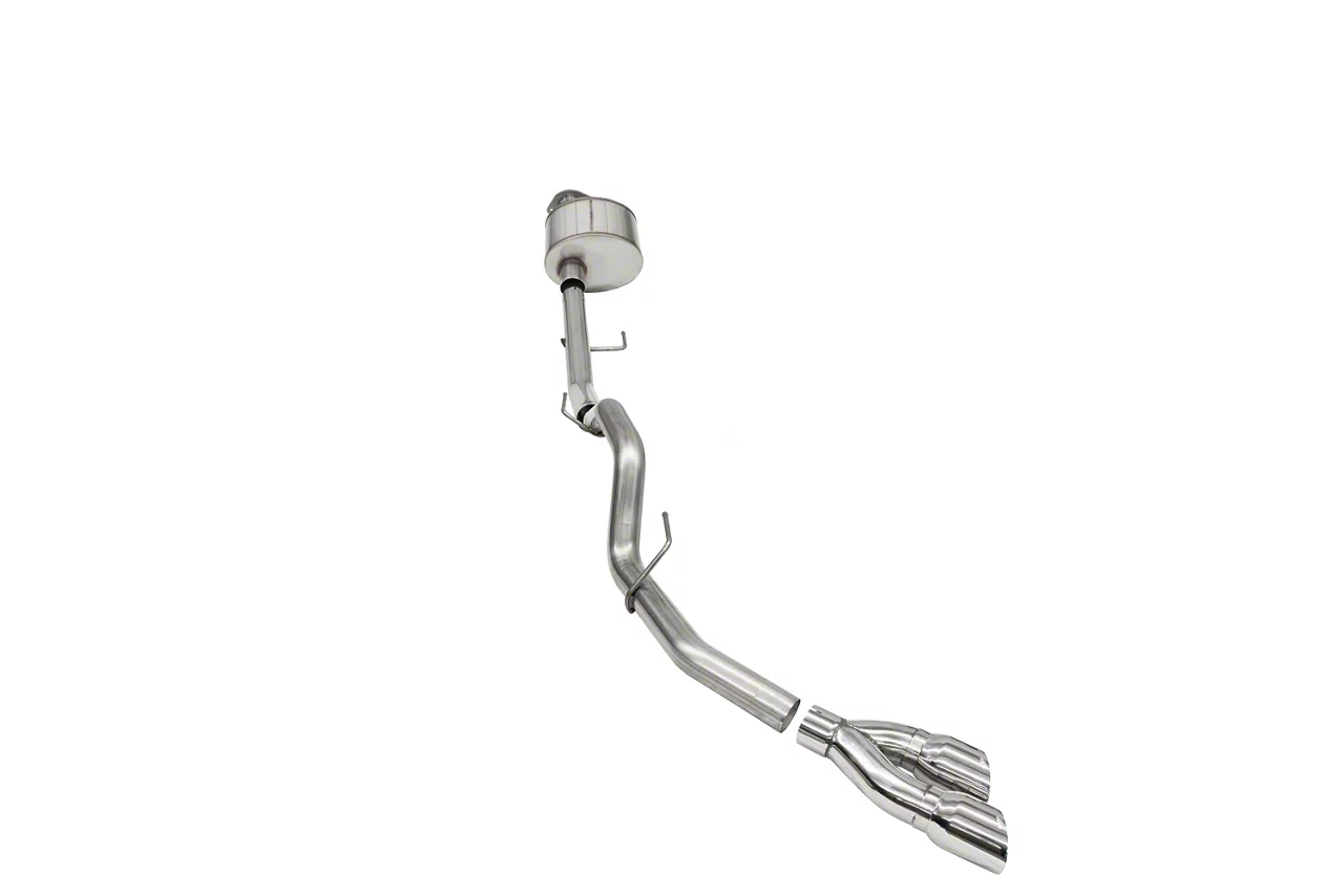 Corsa Performance Xtreme Single Exhaust System with Twin Polished Tips; Side Exit (21-26 5.0L F-150, Excluding Tremor)