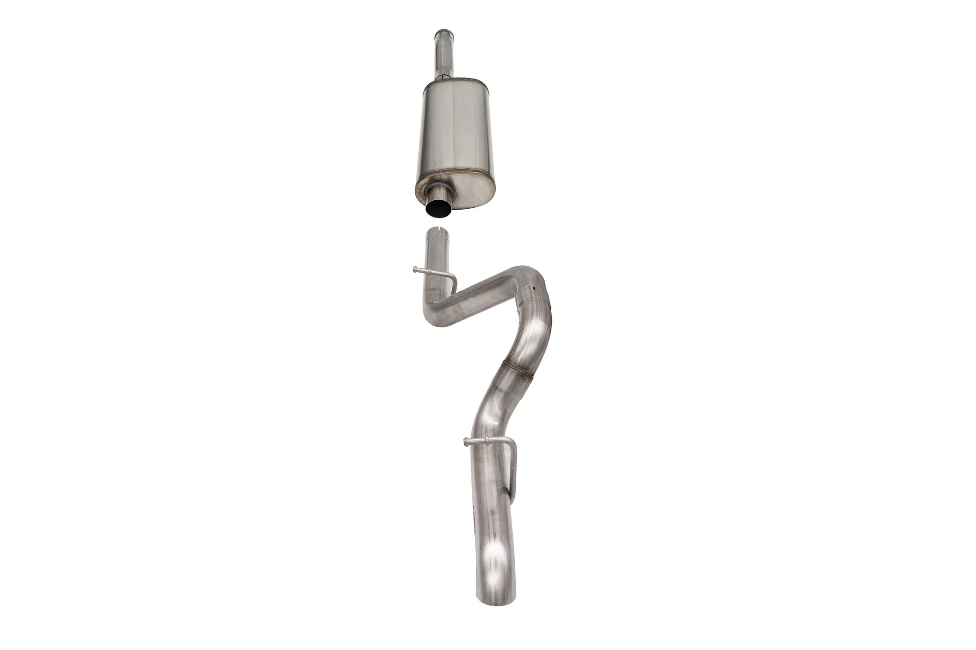 Corsa Performance 21123 Cat-Back System with Turned Down Tip for 18-24 Jeep Wrangler JL Unlimited 4-Door with 3.6L